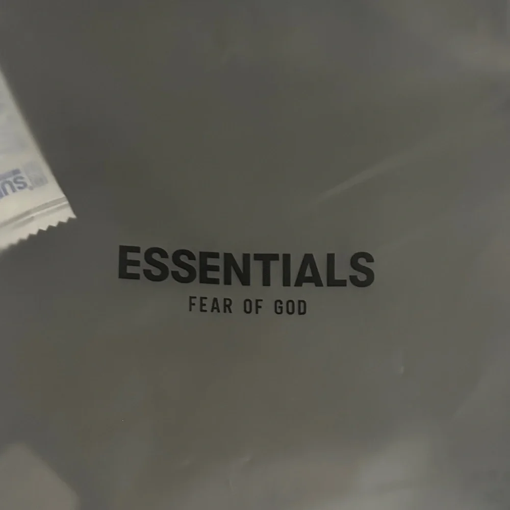 Essentials Fear of God Beige Logo Sweatshirt